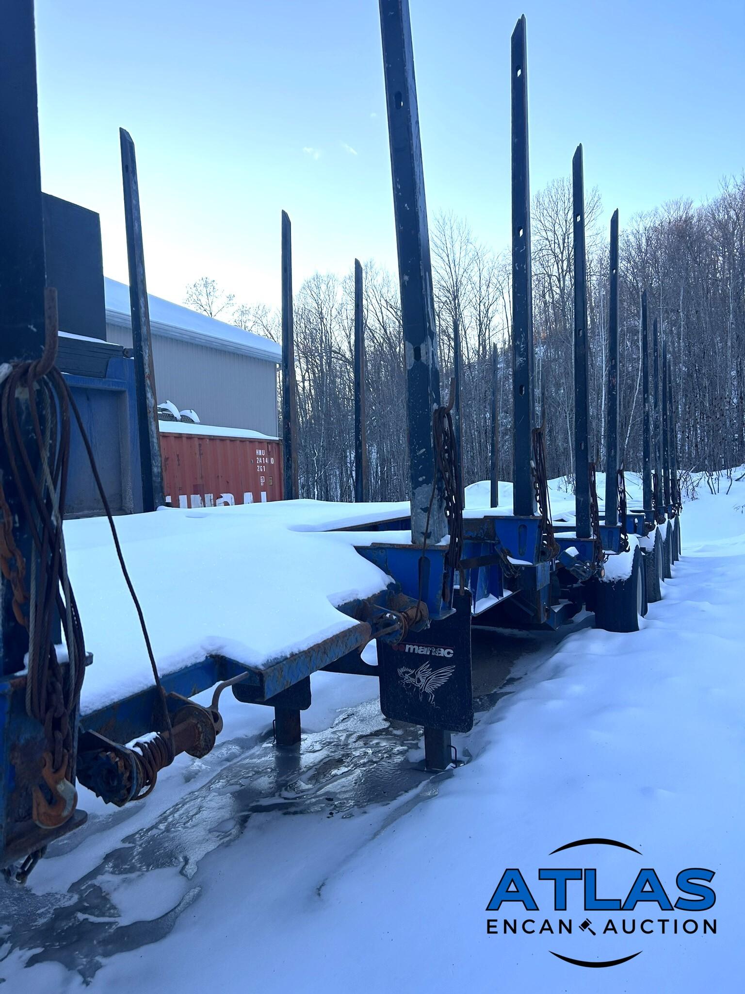 2015 MANAC 23448 LOG trailer