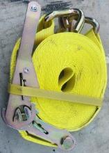 new 2 inch by 27 ft ratchet strap