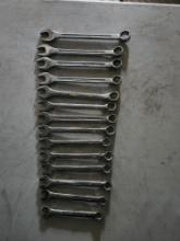 Metric wrench set 8mm to 22mm