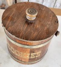 wood cookie keg