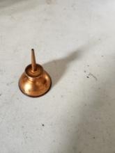 Brass oil can