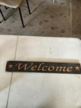 New welcome sign