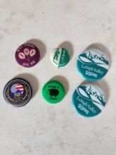 Assortment of button pins