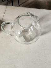 Glass pitcher