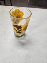 Pansy peanut butter glasses
