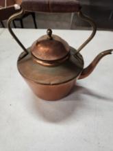 Copper tea kettle
