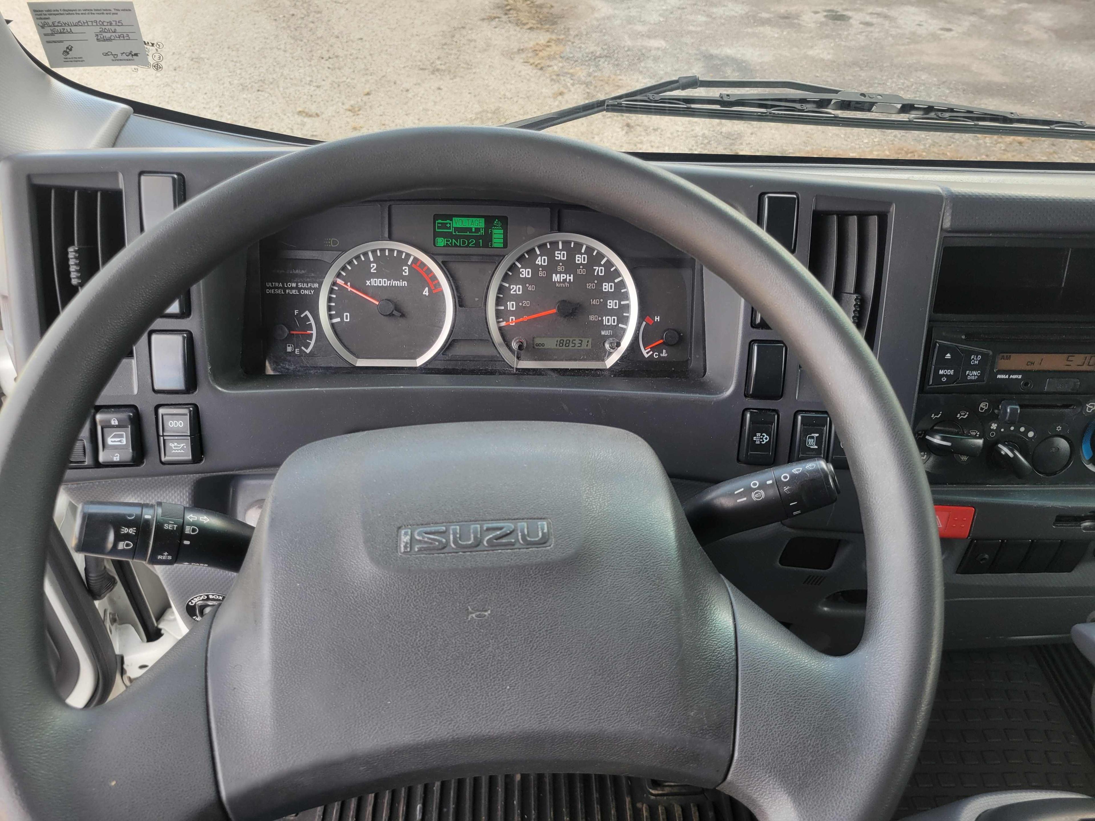 2017 Isuzu NQR 16' Reefer Box VIN: JALE5W165H7900875