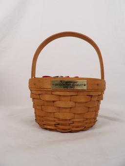 SMALL 1992 LONGABERGER "DISCOVERY BASKET 1492-1992"