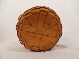 SMALL 1992 LONGABERGER "DISCOVERY BASKET 1492-1992"
