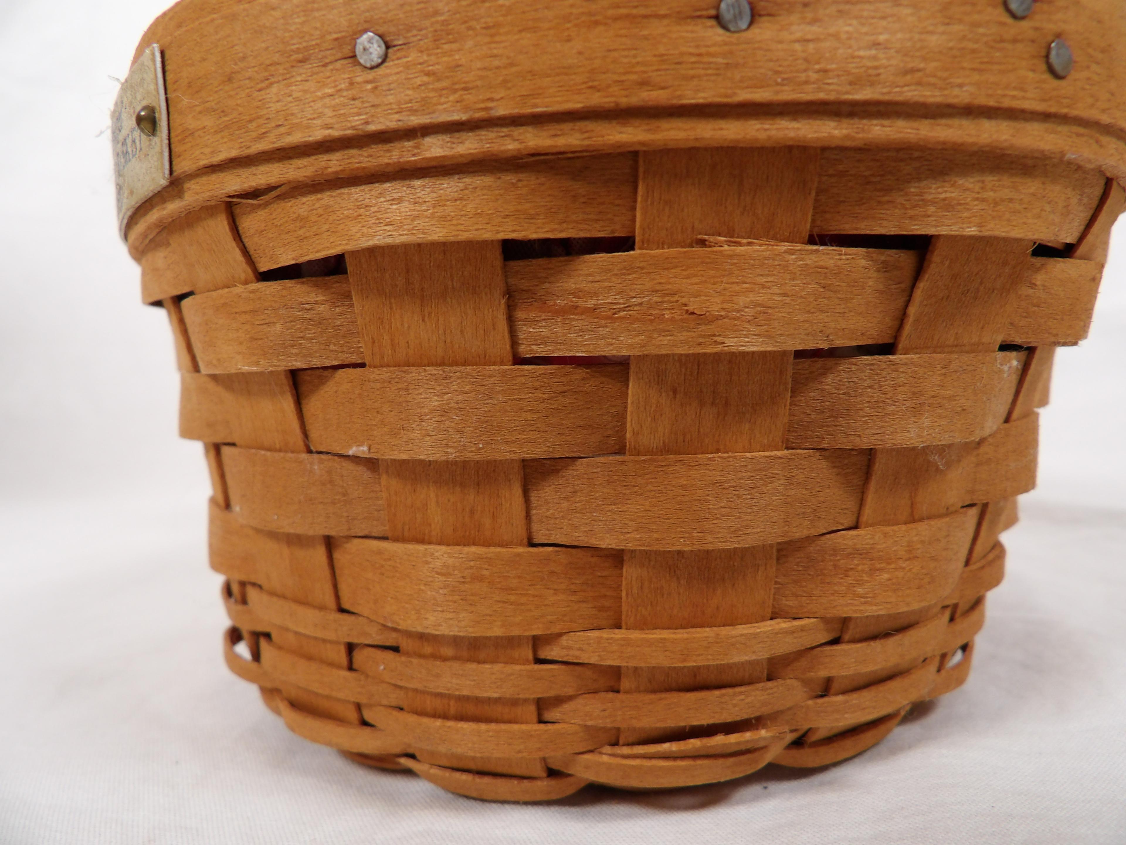 SMALL 1992 LONGABERGER "DISCOVERY BASKET 1492-1992"