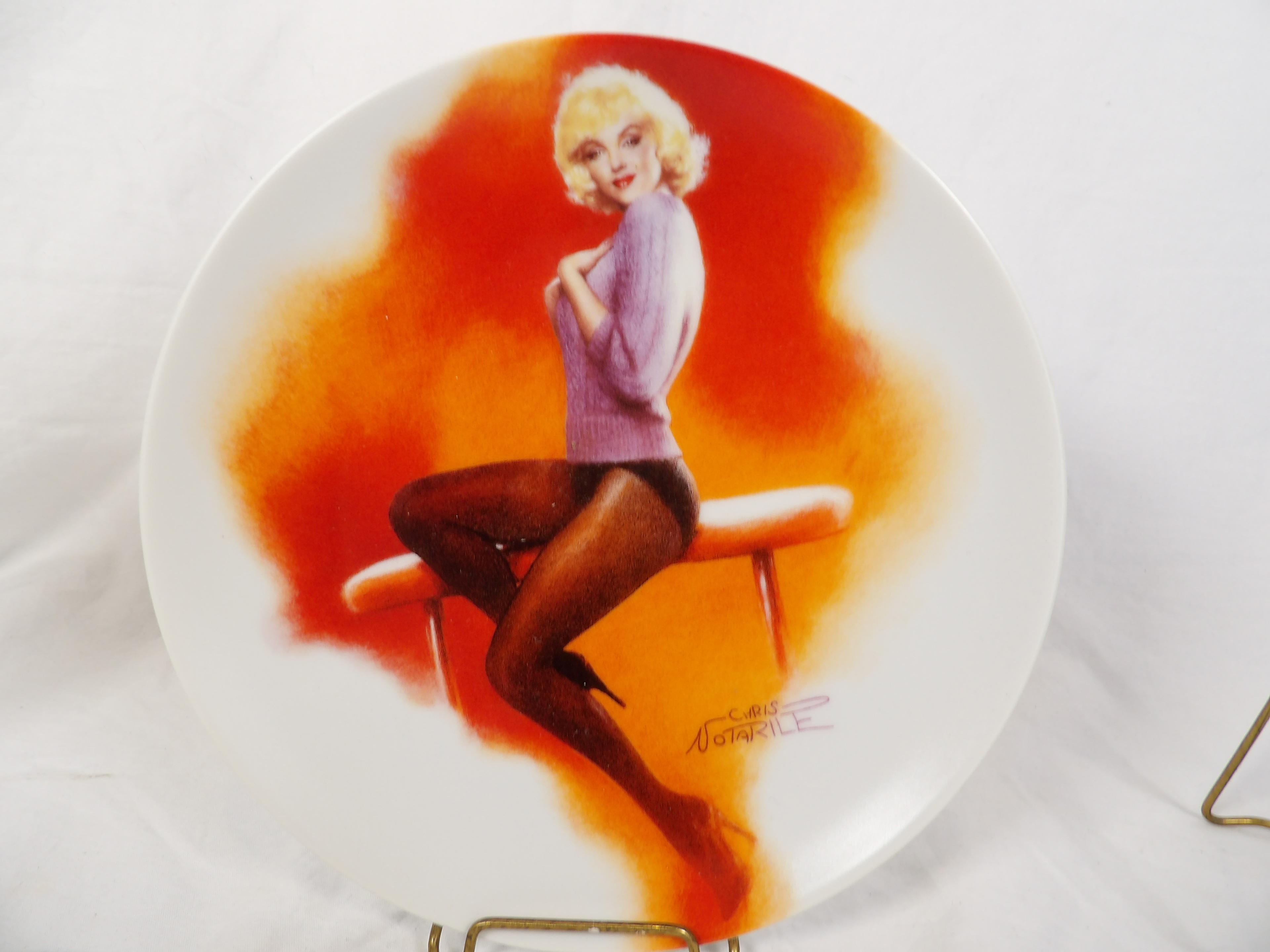 LOT OF (4) DELPHI MARILYN MONROE COLLECTORS PLATES