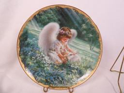 LOT OF (3) BRADFORD EXCHAGE GARDEN BLESSING COLLECTORS PLATES