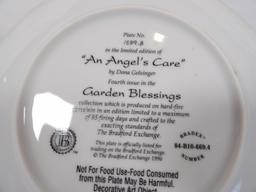 LOT OF (3) BRADFORD EXCHAGE GARDEN BLESSING COLLECTORS PLATES