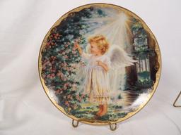 LOT OF (3) BRADFORD EXCHAGE GARDEN BLESSING COLLECTORS PLATES