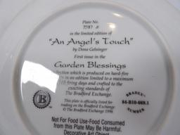 LOT OF (3) BRADFORD EXCHAGE GARDEN BLESSING COLLECTORS PLATES