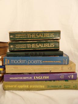 LOT OF ASSORTED BOX OF VINTAGE BOOKS