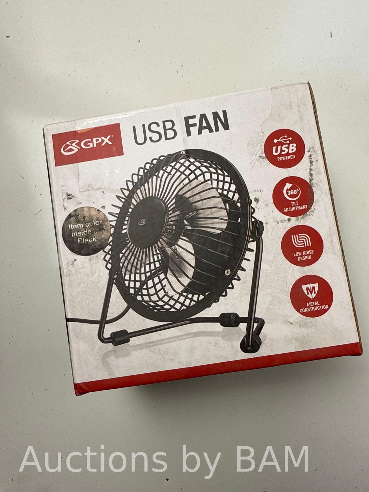 Gpx Au25r USB Fan