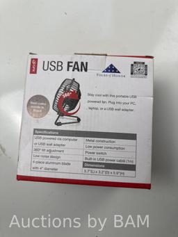 Gpx Au25r USB Fan