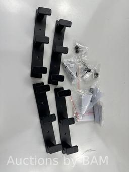 Wall Mounted Hooks Black