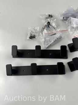 Wall Mounted Hooks Black