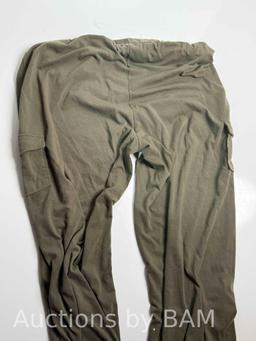 Green Long Pants Soft Material