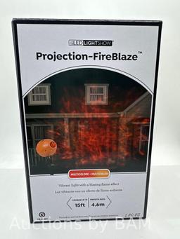 LED Light Show Projection Fire Blaze