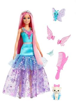 Barbie Doll with 2 Fantasy Pets, Barbie Malibu from Barbie a Touch of Magic