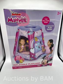 Minnie Mouse Preschool Indoor Playland Includes 20 Soft Flex Balls Age Group 2+ Pink Color