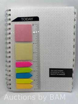 Global Printed Products Hardcover 2025 Daily, Monthly & Weekly Planner 7x9, Colorful Botanicals