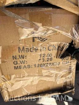 Green Red White Christmas Trees with Led Lights In Box