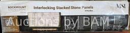 MSI GRAY OAK SPLITFACE FINISH ROCKMOUNT INTERLOCKING STACKED STONE PANELS 6in X 24in (1 CASE/6SQFT)