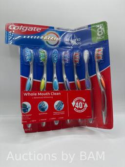 Colgate Total Advanced Whitening Toothbrush 8-Pack