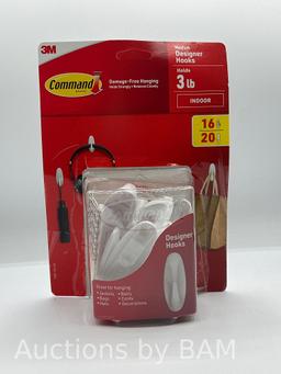 3M Command Indoor Medium Designer Hanging Hooks