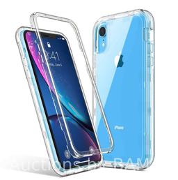 ULAK iPhone XR Case, Stylish Heavy Duty Hybrid Hard PC Back Cover and Front Bumper Frame Phone Case