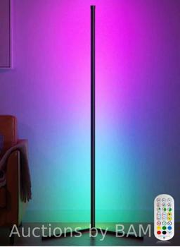DAYBETTER Led Corner Floor Lamp, Smart RGB Floor Lamp with APP&Remote, 16 Million Colors Changing,