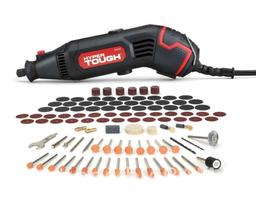 Hyper Tough 1.5 Amp Corded Rotary Tool, Variable Speed with 105 Rotary Accessories & Storage Case