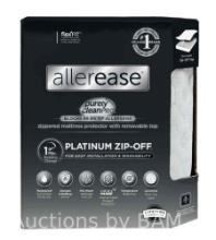 Allerease Platinum Temperature Balancing Zip-Off Top Mattress Protector, King