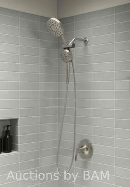 Kohler Prone 3-in-1 Multifunction Shower Head with PowerSweep Vibrant Brushed Nickel