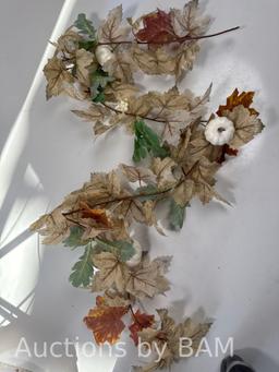 Fall Pumpkin Vine with leaves