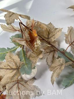 Fall Pumpkin Vine with leaves
