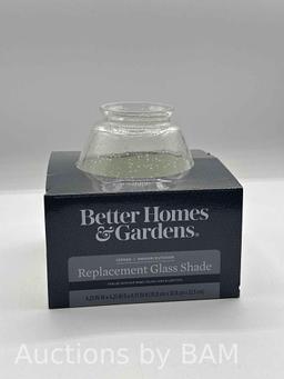 Better Homes & Gardens 5 Clear Seeded Glass Ceiling Fan Replacement Shade