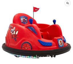 Marvel Spidey 6V Bumper Car Ride on Toy, 1 Count