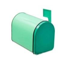 Valentines Day Green Tin Mailbox, by Way to Celebrate 5 inches