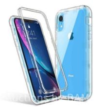 ULAK iPhone XR Case, Stylish Heavy Duty Hybrid Hard PC Back Cover and Front Bumper Frame Phone Case
