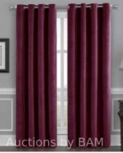 Total Blackout Velvet Window Curtain 2-Pack