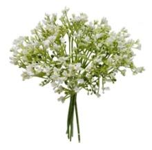 Mainstays 12 inch Artificial Babys Breath Flower Pick, White Color. Indoor Use.