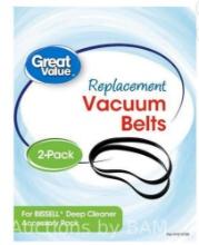 Great Value Replacement Vacuum Belts