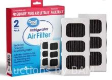 Great Value Refrigerator Replacement Air Filter for Paultra 2 Frigidaire Ultra II - White 2 Pack