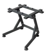 PRCTZ Dumbbell Stand for Adjustable Dumbbells, Weight Rack for Home Gyms, 110 lb Capacity, (Black)