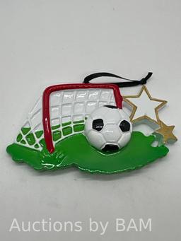 PERSONALIZED CHRISTMAS ORNAMENTS SPORTS-SOCCER BALL KIT